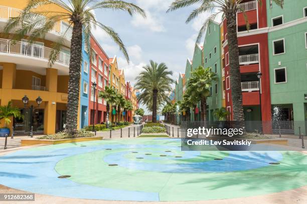 a view of willemstad, curacao - curaçao stock pictures, royalty-free photos & images