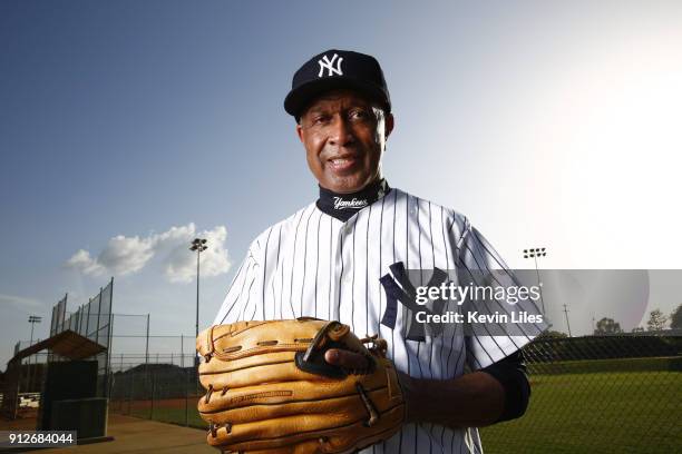 Where Are They Now: Portrait of former New York Yankees and MLB outfielder Oscar Gamble posing during photo shoot. Montgomery , AL 6/14/2015 CREDIT:...