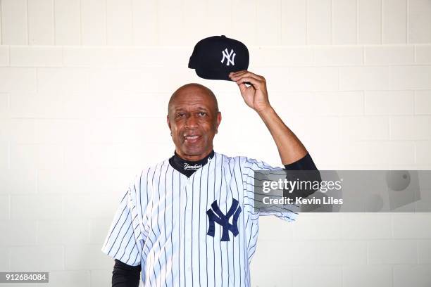 Where Are They Now: Portrait of former New York Yankees and MLB outfielder Oscar Gamble posing during photo shoot. Montgomery , AL 6/14/2015 CREDIT:...