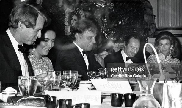 Robert Kennedy, Elizabeth Taylor, Richard Burton, Lord Harlech, And Jean Kennedy Smith