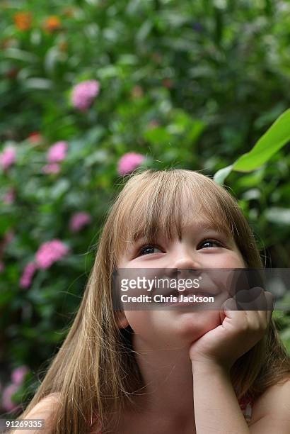 Singer Connie Talbot poses for a portrait as she takes part in a photoshoot at London Zoo on June 25, 2009 in London, England.