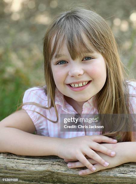 Singer Connie Talbot poses for a portrait as she takes part in a photoshoot at London Zoo on June 25, 2009 in London, England.