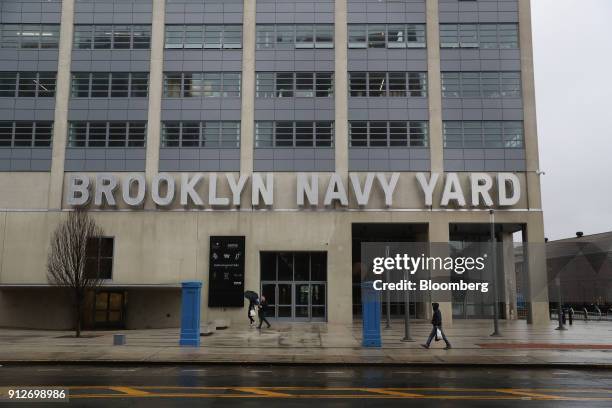 Building 77 Construction At The Brooklyn Navy Yard As 2 5 Billion Expansion Plan Is ...