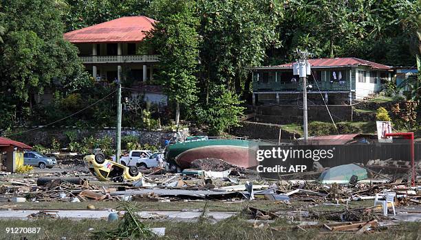 2009 Samoa Earthquake And Tsunami Photos and Premium High Res Pictures