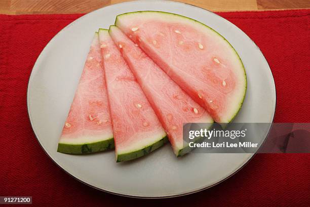 watermelon slices - lori lee stockfoto's en -beelden