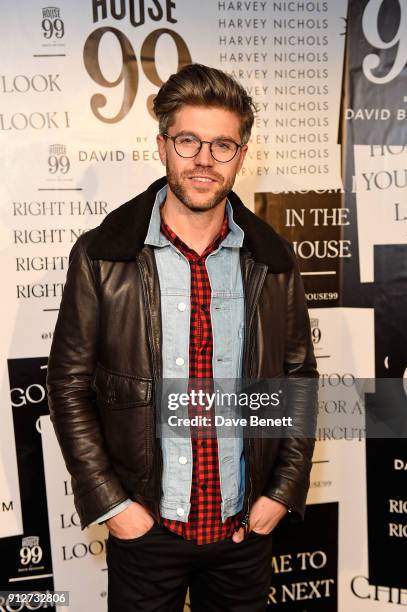 Darren Kennedy attends House 99 brand launch at Harvey Nichols on January 31, 2018 in London, England.
