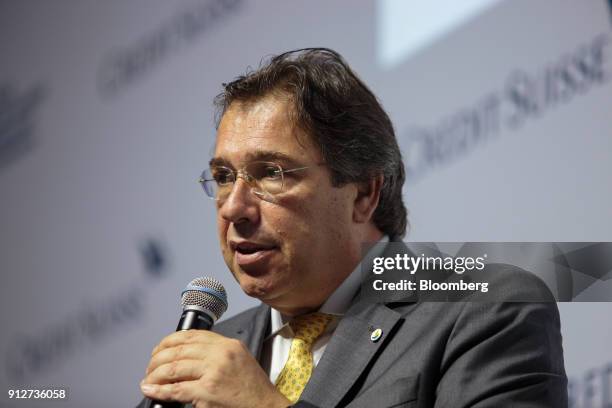 Wilson Ferreira, chief executive officer of Centrais Eletricas Brasileiras SA , speaks during the 2018 Latin America Investment Conference in Sao...