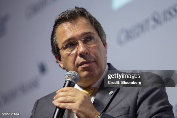 Wilson Ferreira, chief executive officer of Centrais Eletricas Brasileiras SA , listens during the 2018 Latin America Investment Conference in Sao...