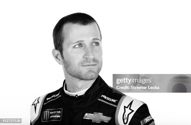 Monster Energy NASCAR Cup Series driver Kasey Kahne poses for a portrait during the Monster Energy NASCAR Cup Series Media Tour at Charlotte...