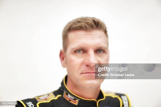 During the Monster Energy NASCAR Cup Series Media Tour at Charlotte Convention Center on January 24, 2018 in Charlotte, North Carolina.