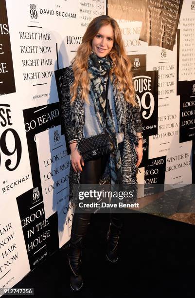 Maja Malnar attends House 99 brand launch at Harvey Nichols on January 31, 2018 in London, England.