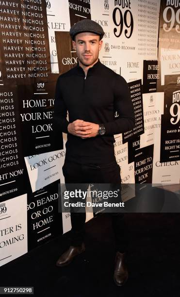 Bradley Simmonds attends House 99 brand launch at Harvey Nichols on January 31, 2018 in London, England.