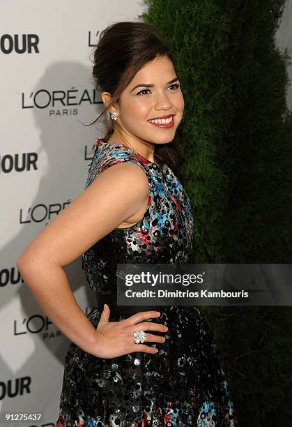 Actress America Ferrera attends the 2008 Glamour Women of the Year Awards at Carnegie Hall on November 10, 2008 in New York City.