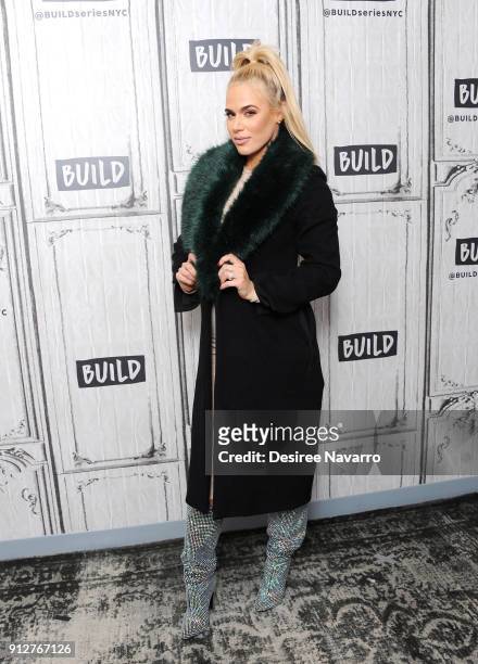 Professional wrestler of WWE, Lana visits Build Series to discuss 'Total Divas' at Build Studio on January 31, 2018 in New York City.
