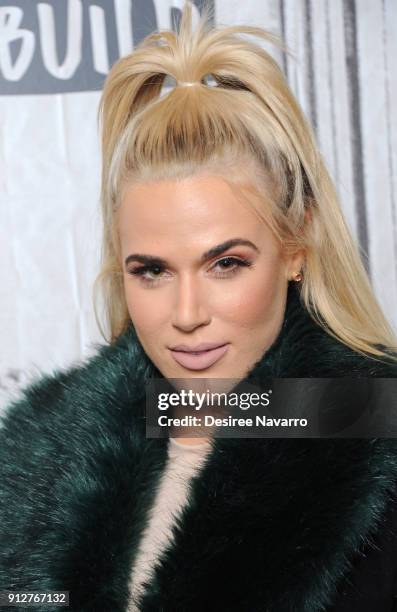 Professional wrestler of WWE, Lana visits Build Series to discuss 'Total Divas' at Build Studio on January 31, 2018 in New York City.