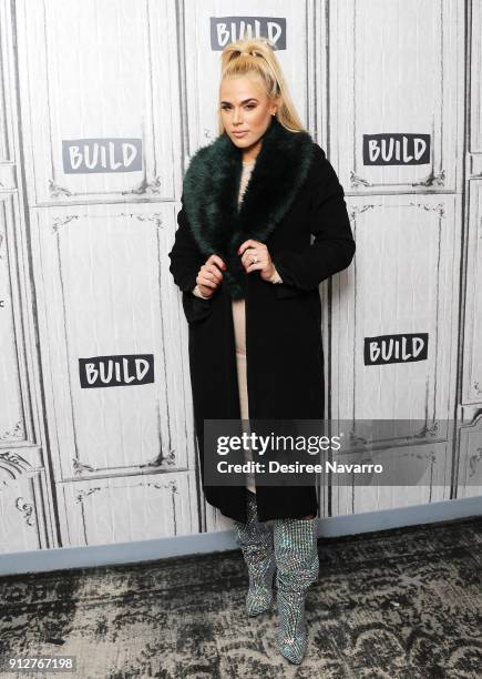 Professional wrestler of WWE, Lana visits Build Series to discuss 'Total Divas' at Build Studio on January 31, 2018 in New York City.