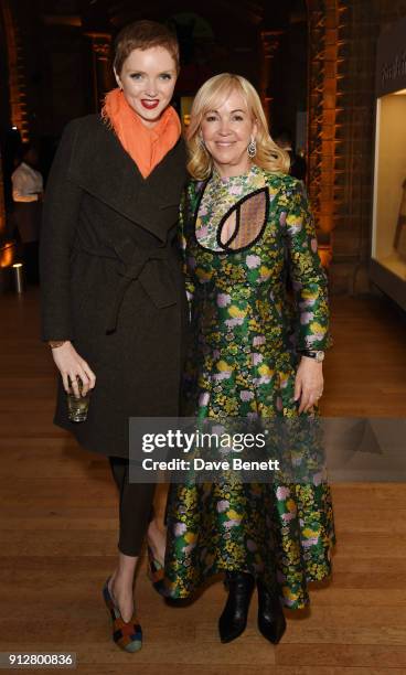 Lily Cole and Sally Greene attend National Geographic's 'An Evening Of Exploration' celebrating 130 years of National Geographic at The Natural...