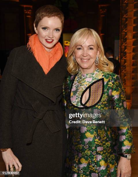 Lily Cole and Sally Greene attend National Geographic's 'An Evening Of Exploration' celebrating 130 years of National Geographic at The Natural...