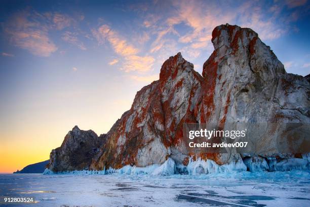 lake baikal - olkhon island stock pictures, royalty-free photos & images