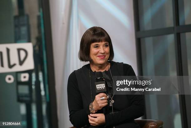 Eve Ensler visits the Build Series at Build Studio on January 31, 2018 in New York City.