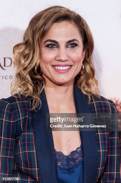 Toni Acosta attends 'El Cuaderno De Sara' premiere at the Capitol cinema on January 31, 2018 in Madrid, Spain.