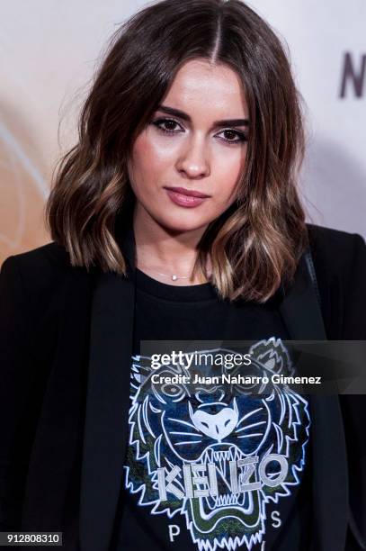 Giulia Charm attends 'El Cuaderno De Sara' premiere at the Capitol cinema on January 31, 2018 in Madrid, Spain.