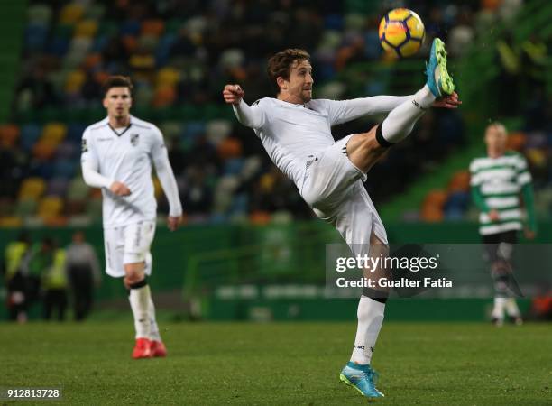 Vitoria Guimaraes midfielder Rafael Miranda from Brazil in action during the Primeira Liga match between Sporting CP and Vitoria Guimaraes at Estadio...