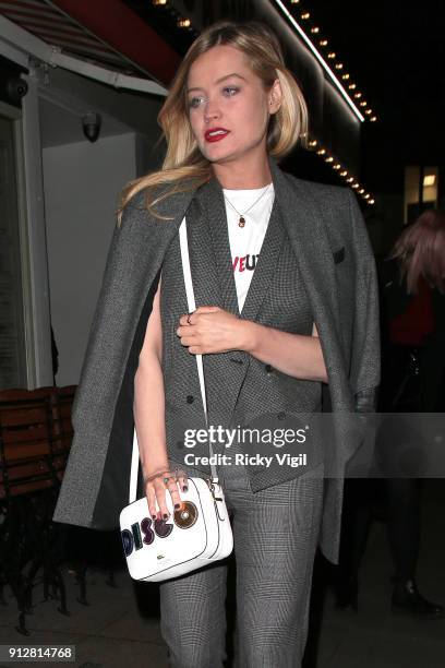 Laura Witmore attends Celebrities attend Bunga Bunga - 1st birthday party at Bunga Bunga Covent Garden on January 31, 2018 in London, England.