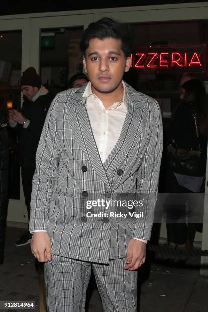 Raghav Tibrewal attends Celebrities attend Bunga Bunga - 1st birthday party at Bunga Bunga Covent Garden on January 31, 2018 in London, England.