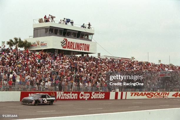 Dale Earnhardt's 7.4 second win over Mark Martin in the 1994 TranSouth Financial 400 was his ninth win at Darlington Speedway, one shy of David...