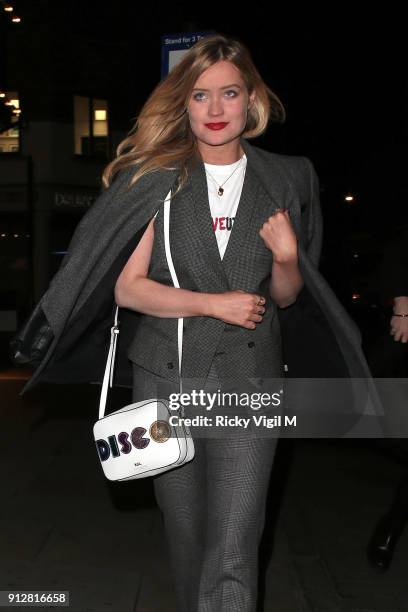 Laura Witmore attends Celebrities attend Bunga Bunga - 1st birthday party at Bunga Bunga Covent Garden on January 31, 2018 in London, England.