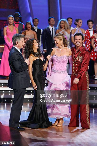 Episode 902A" - After a night of Quickstep, Jive and Tango, the third couple eliminated from the competition, Kathy Ireland and Tony Dovolani, was...