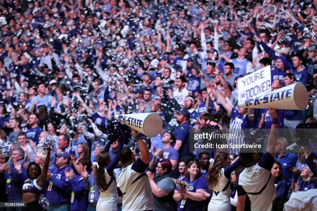 COLLEGE BASKETBALL: JAN 29 Kansas at Kansas State