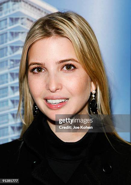 Ivanka Trump attends a preview of the Trump International Hotel Waikiki Beach Walk at Trump International Hotel & Tower New York on September 30,...