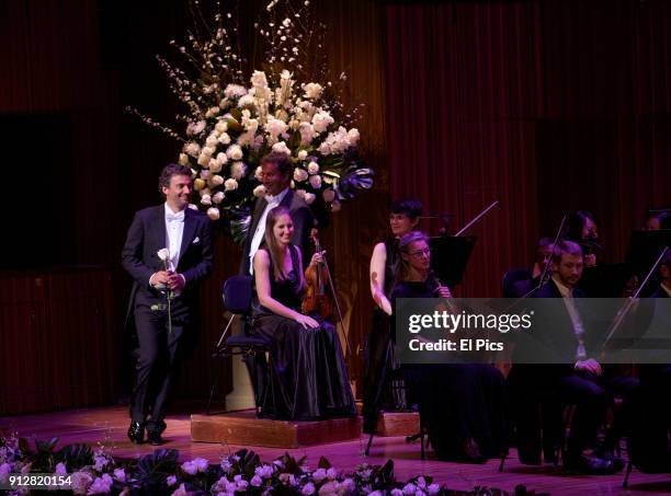 Jonas Kaufmann performs at his first ever Australian concert tour to Sydney and Melbourne, at the Sydney Opera House on August 10, 2014 in Sydney,...