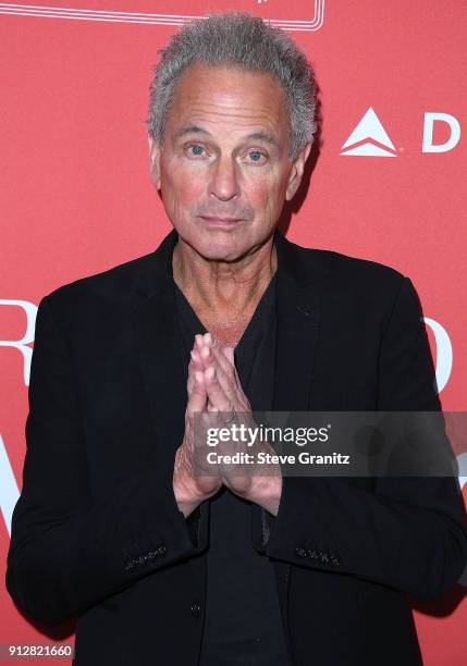 Lindsey Buckingham arrives at the 60th Annual GRAMMY Awards - MusiCares Person Of The Year Honoring Fleetwood Mac on January 26, 2018 in New York...