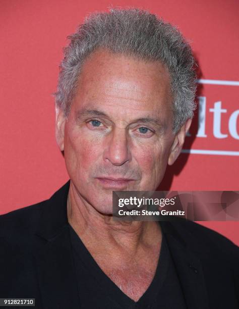 Lindsey Buckingham arrives at the 60th Annual GRAMMY Awards - MusiCares Person Of The Year Honoring Fleetwood Mac on January 26, 2018 in New York...