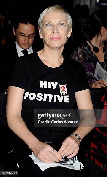 Singer Annie Lennox attends "Save the Children" ceremony awards at Círculo de Bellas Artes on September 30, 2009 in Madrid, Spain.