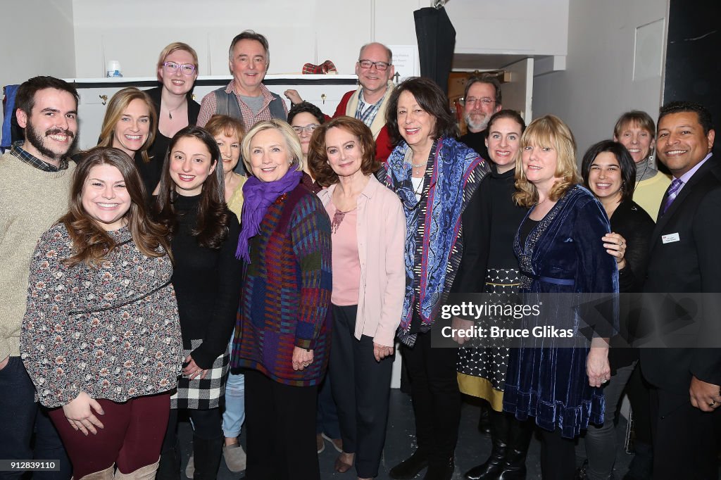 Celebrities Visit Broadway - January 31, 2018