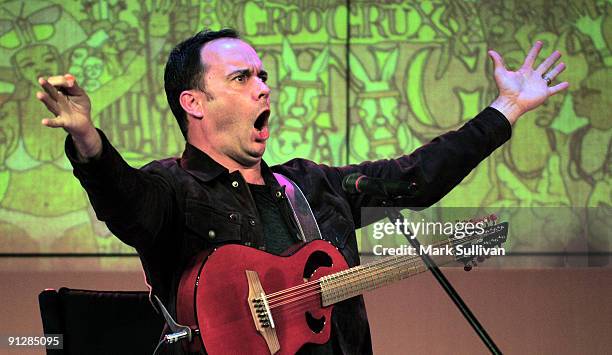 Musician Dave Matthews at The GRAMMY Museum on September 15, 2009 in Los Angeles, California.