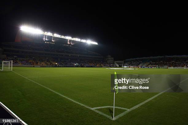 General view prior to the UEFA Champions League Group D match between Apoel Nicosia and Chelsea at the GSP Stadium on September 30, 2009 in Nicosia,...