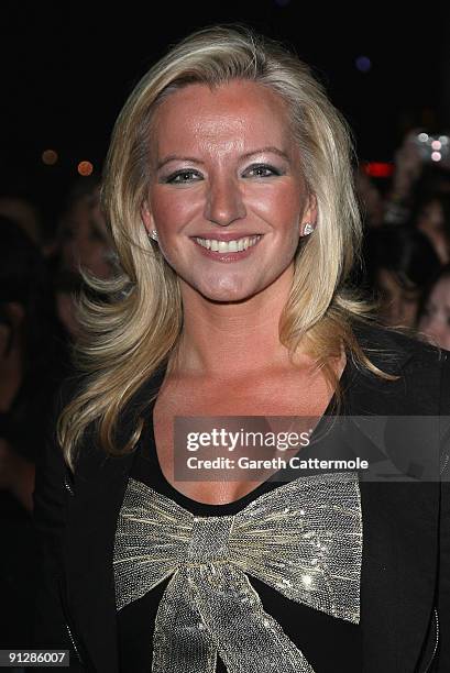 Michelle Mone arrives at the MOBO Awards 2009 held at Glasgow's SECC on September 30, 2009 in Glasgow, Scotland.
