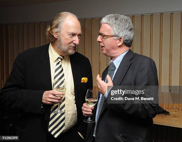 Ed Victor attends the Josephine Hart poetry hour, at the British Library on September 30, 2009 in London, England.