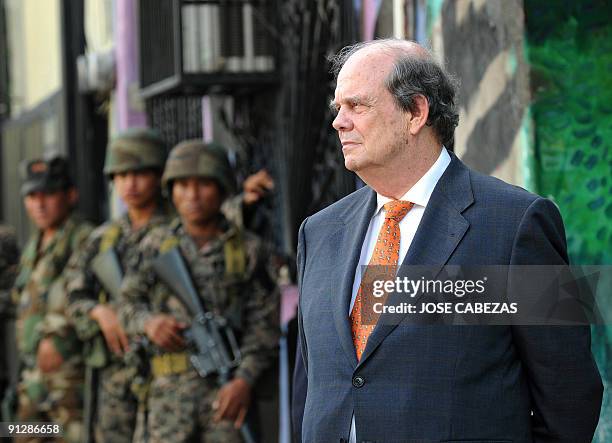 Chilean John Biehl, a special representative traveling on behalf of the Organization of the American States Secretary General Jose Miguel Insulza,...