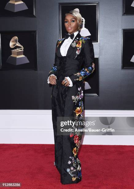 Recording artist Janelle Monae attends the 60th Annual GRAMMY Awards at Madison Square Garden on January 28, 2018 in New York City.