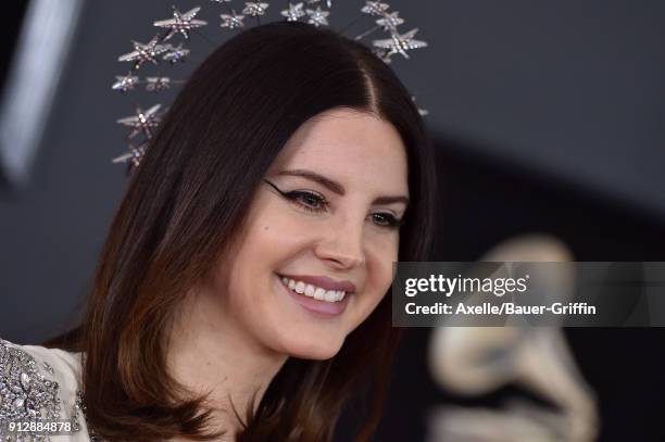 Recording artist Lana Del Rey attends the 60th Annual GRAMMY Awards at Madison Square Garden on January 28, 2018 in New York City.