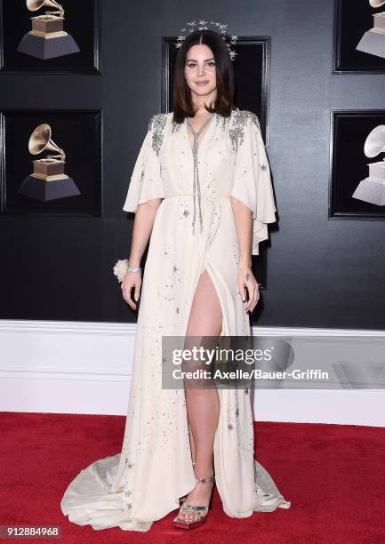 Recording artist Lana Del Rey attends the 60th Annual GRAMMY Awards at Madison Square Garden on January 28, 2018 in New York City.