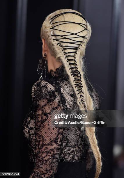 Recording artist Lady Gaga attends the 60th Annual GRAMMY Awards at Madison Square Garden on January 28, 2018 in New York City.