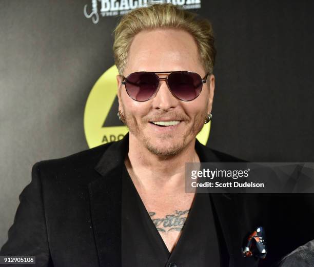 Drummer and Adopt the Arts co-founder Matt Sorum attends the Adopt the Arts annual rock gala at Avalon Hollywood on January 31, 2018 in Los Angeles,...