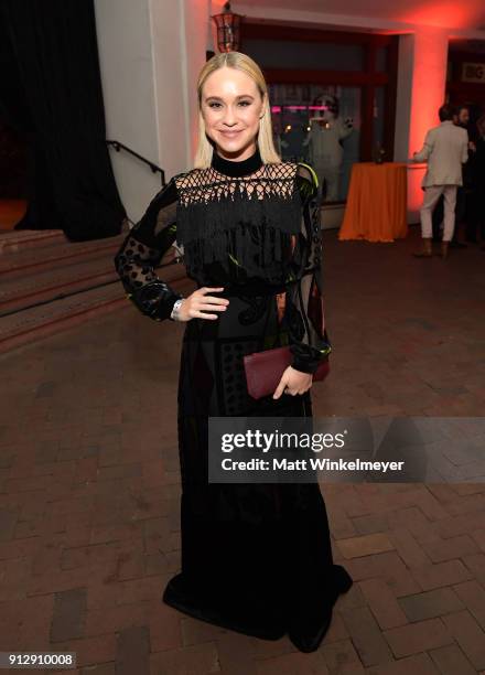 Becca Tobin at the after party for the Opening Night Film "The Public" Presented by Belvedere Vodka during the 33rd Santa Barbara International Film...